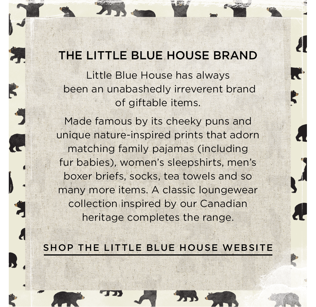 Shop the Little Blue House website