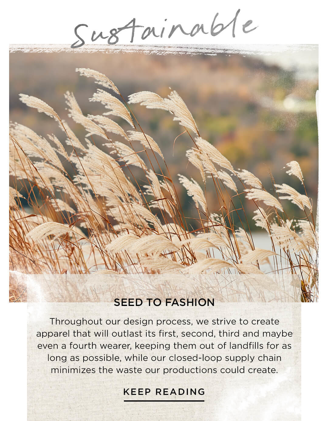 Seed to fashion: minimizing waste in production.