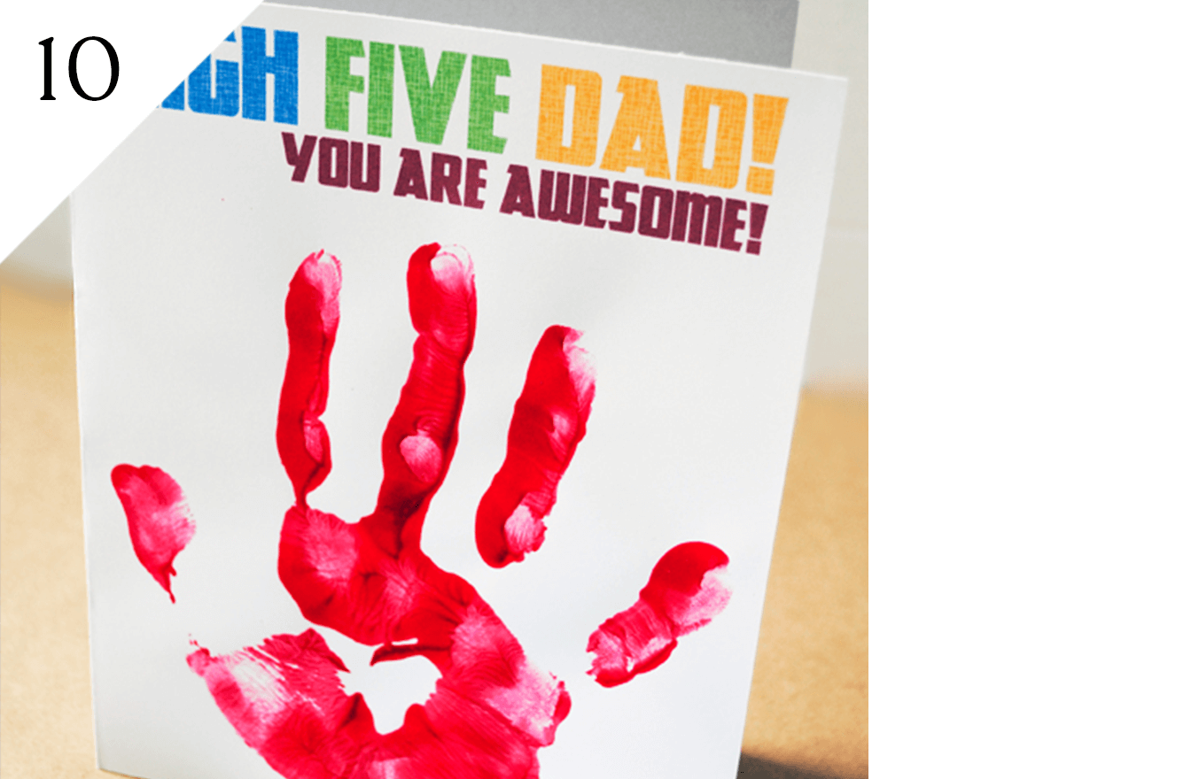 Free high-five printable on Pepper Scraps