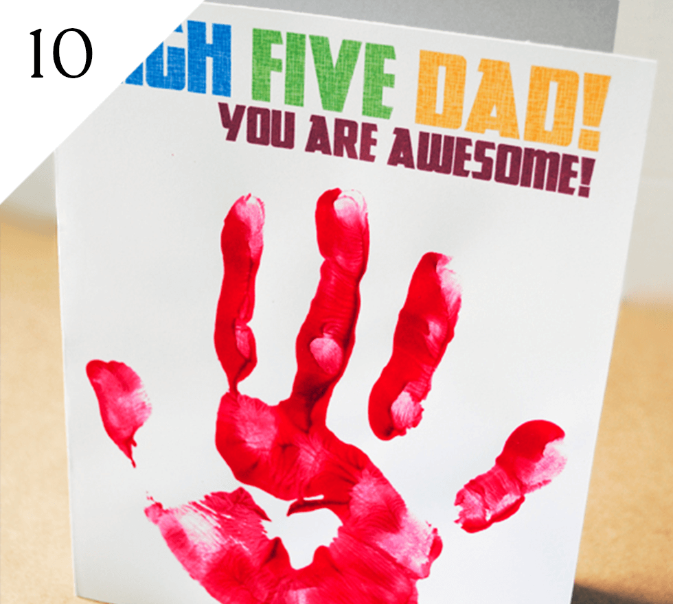 Free high-five printable on Pepper Scraps
