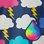 Lightning Clouds Colour Changing Umbrella