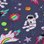 Pyjama en coton biologique avec haut à manches raglan – Arcs-en-ciel dans l’espace
