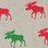 Holiday Moose Organic Cotton Pajama Set