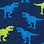 Pyjama avec haut à manches raglan – T. rex géants