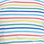 3/4 Sleeve Breton- Rainbow Stripes