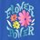 T-shirt à boutons-pression pour tout-petit – Bouquet « Flower Power »