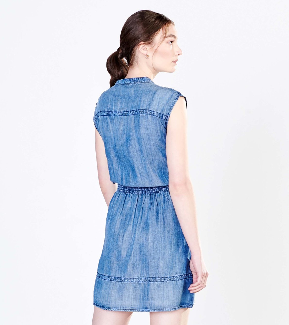 View larger image of Abbey Dress - Medium Blue Wash