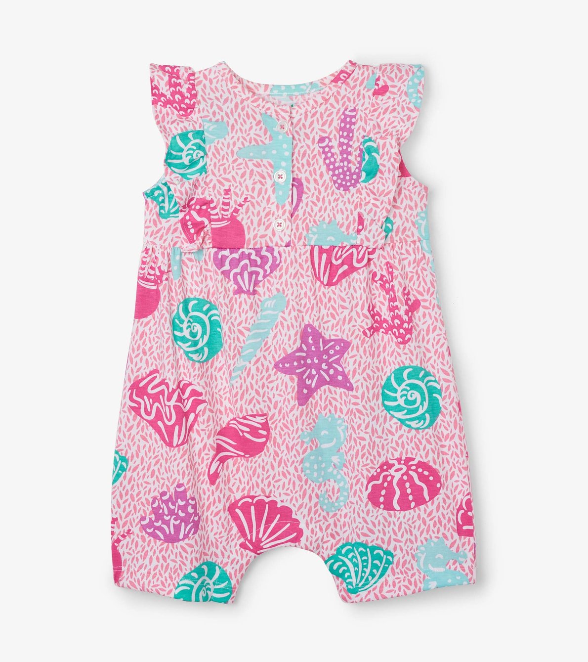 View larger image of Abstract Sea Life Baby Cha-Cha Romper