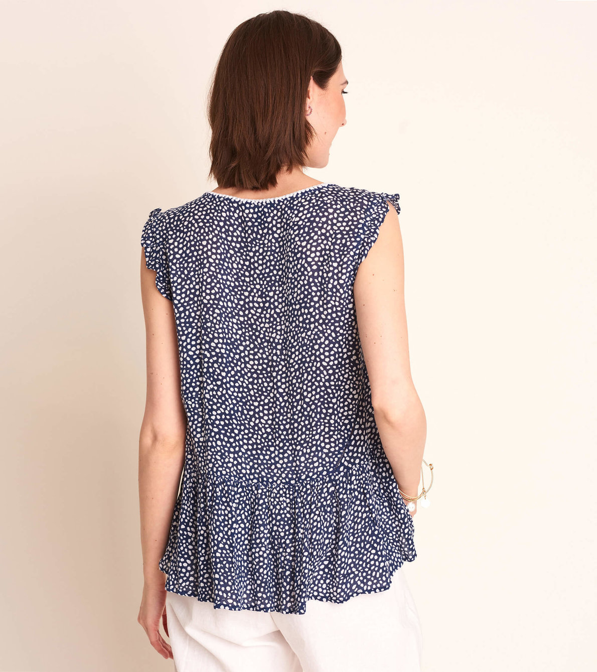 View larger image of Angie Blouse - Simple Dots