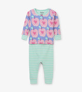 Apple Orchard Organic Cotton Baby Pajama Set