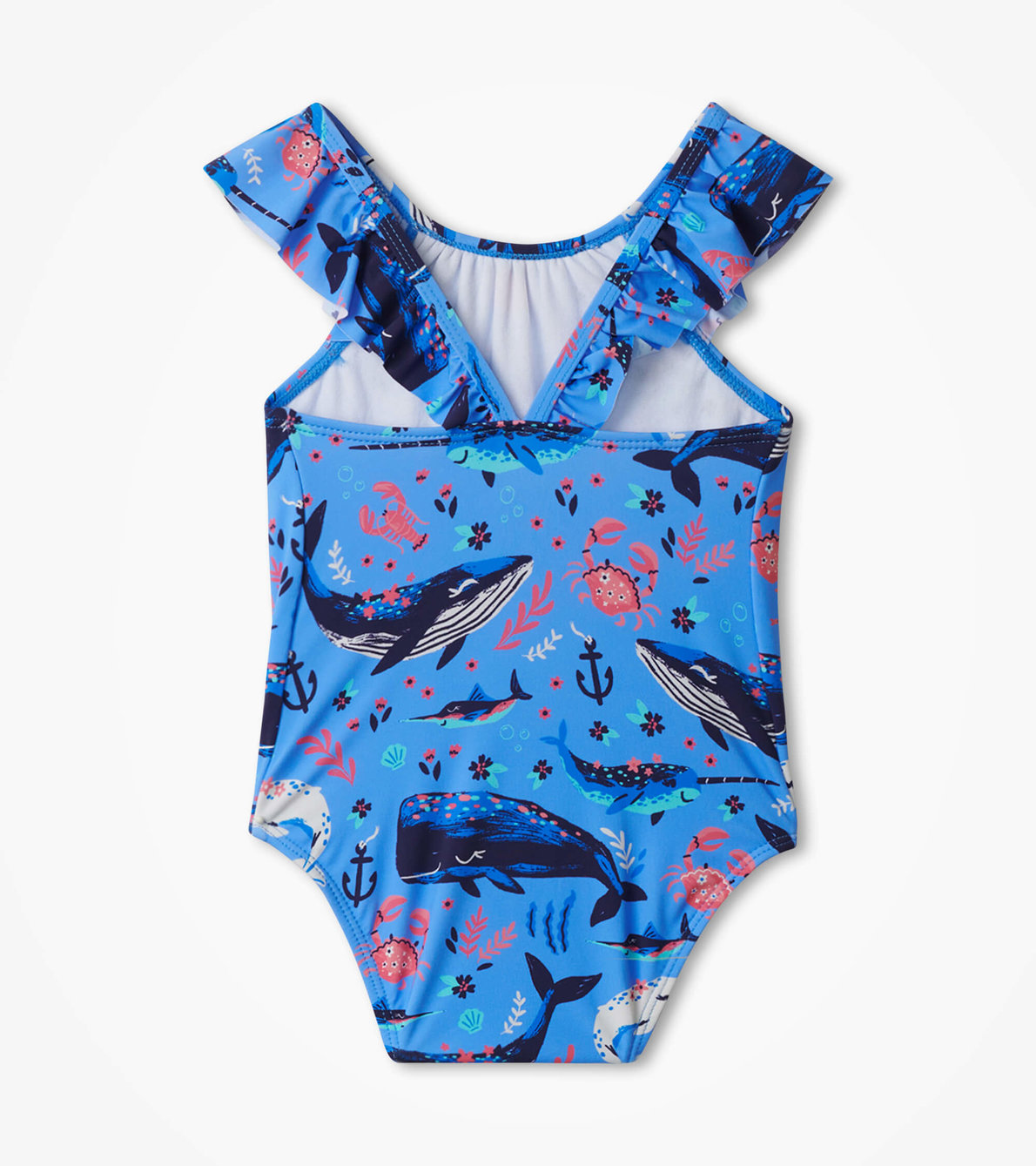 View larger image of Aquatic Friends Baby Ruffle Swimsuit