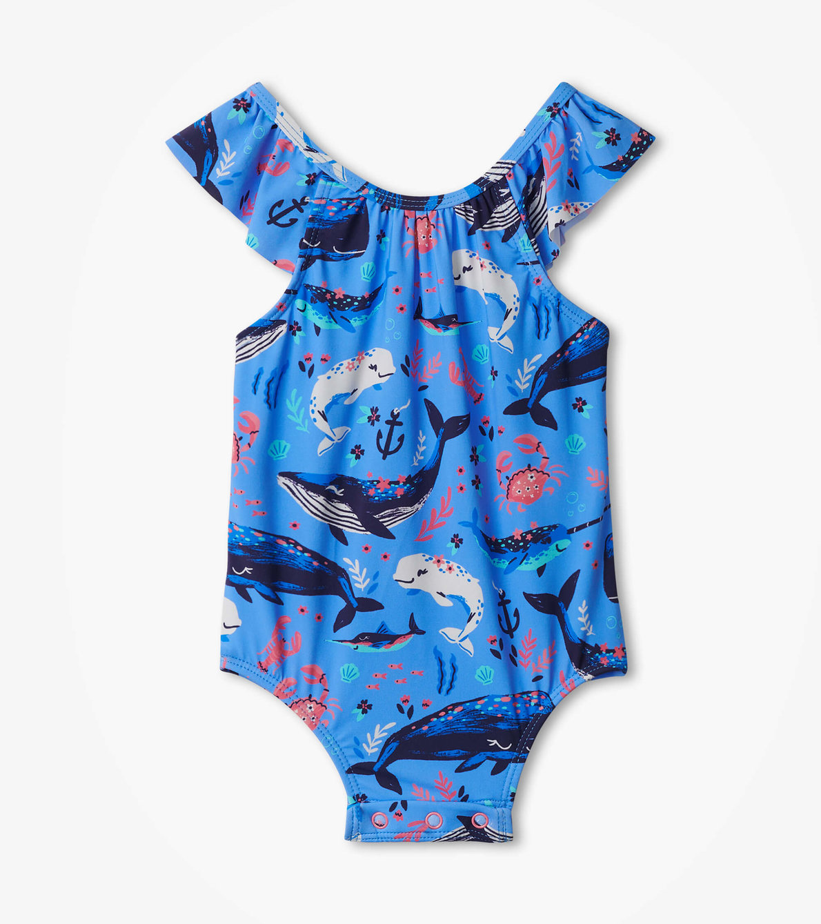 View larger image of Aquatic Friends Baby Ruffle Swimsuit