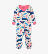 Aquatic Friends Organic Cotton Footed Coverall