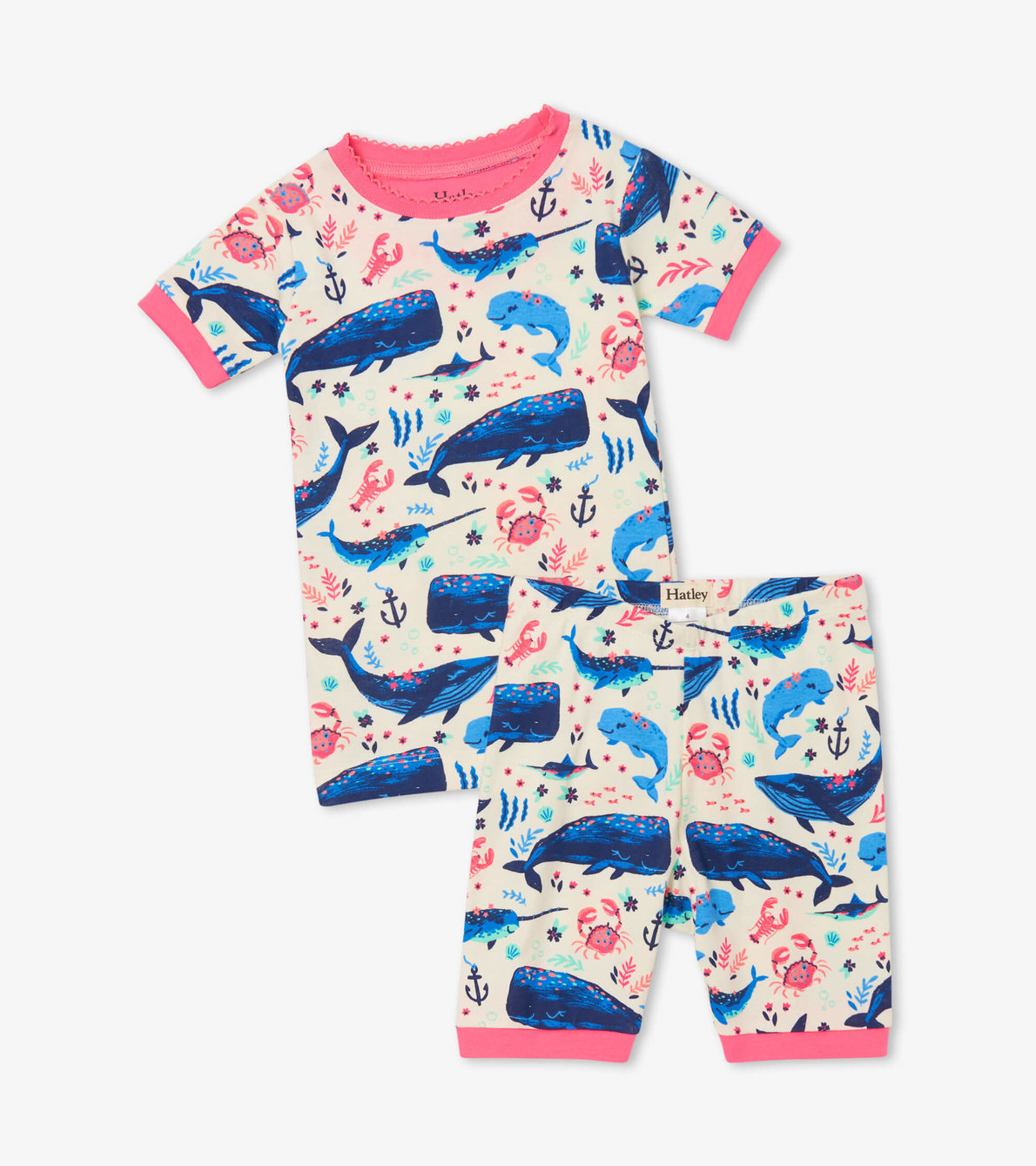 View larger image of Aquatic Friends Organic Cotton Short Pajama Set