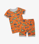 Aquatic Reptiles Organic Cotton Short Pajama Set