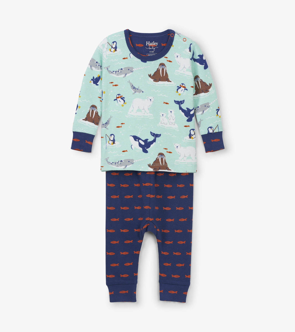 Agrandir l'image de Pyjama en coton bio pour bébé – Amis de l’Arctique