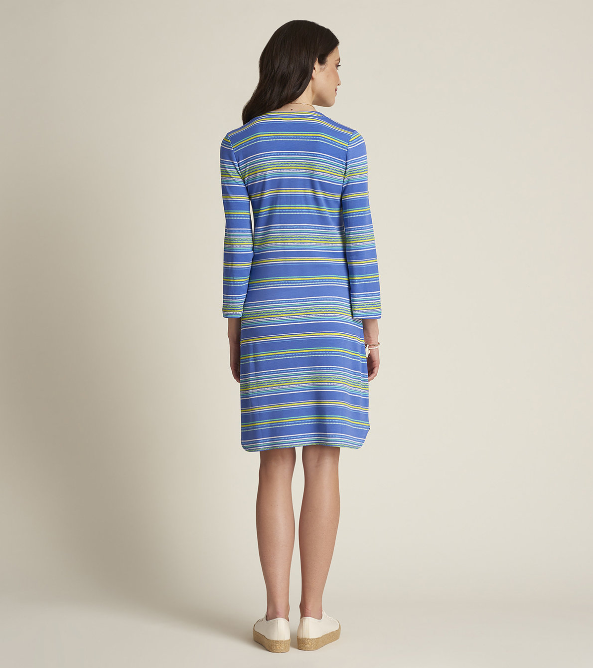 View larger image of Ashley Dress - Tropical Stripes