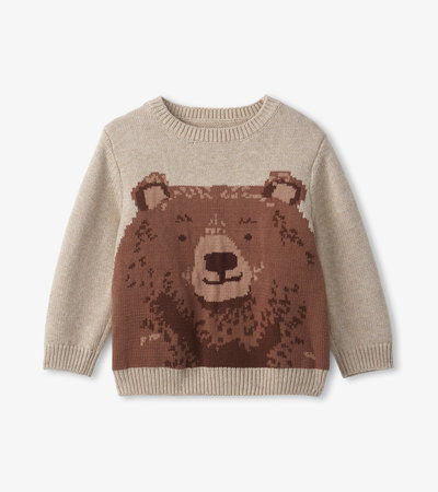 Big Bear Crew Neck Knit Sweater