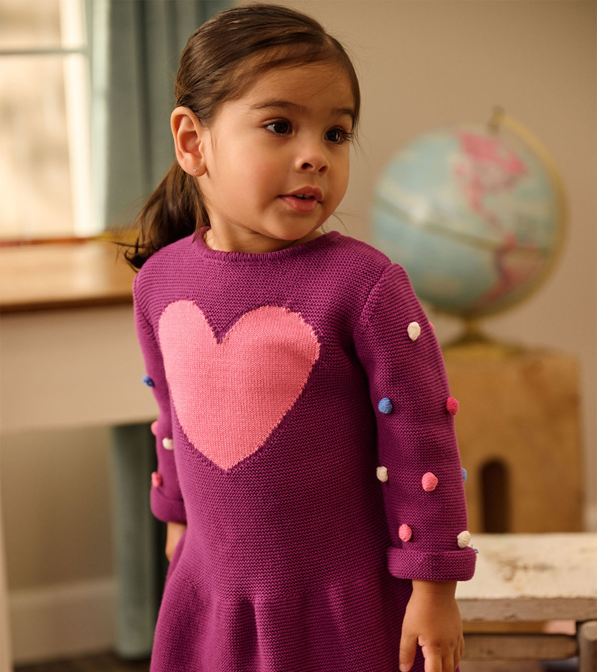 View larger image of Big Heart Sweater Dress