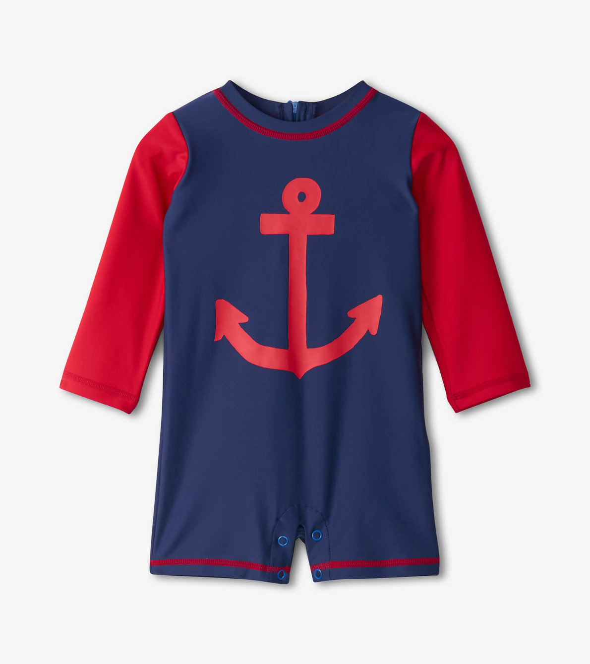 View larger image of Baby Boys Nautical Anchor One-Piece Rashguard