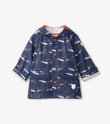 Baby Boys Sharks Colour Changing Raincoat