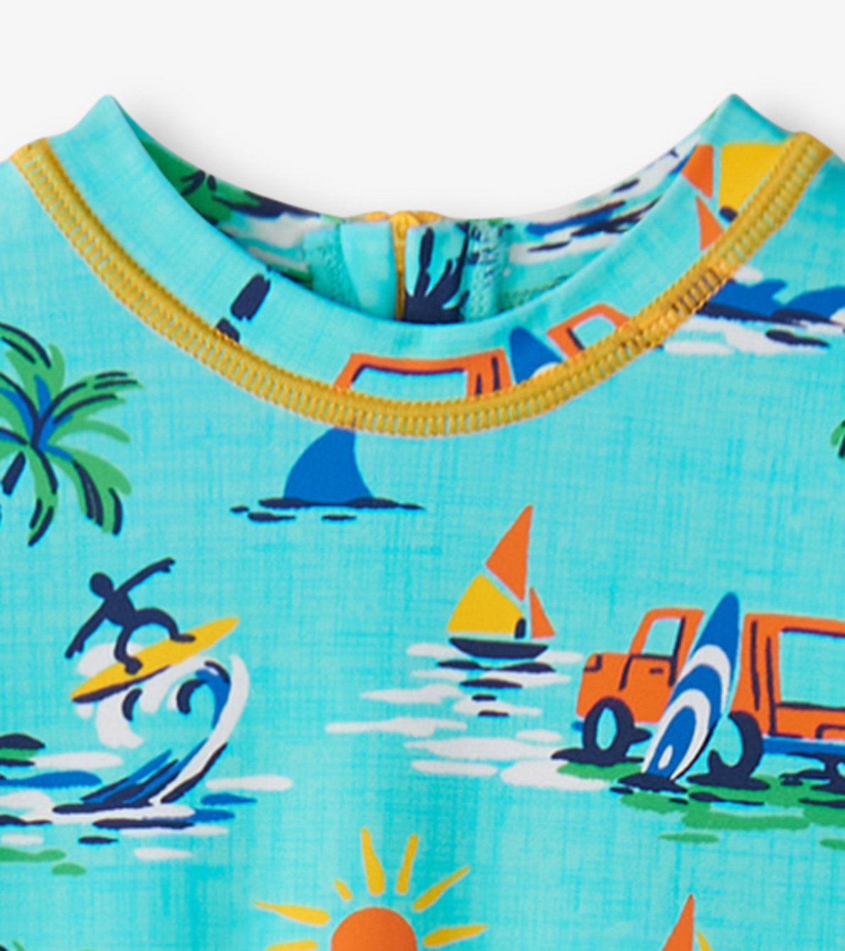 View larger image of Baby Boys Vintage Holiday One-Piece Rashguard