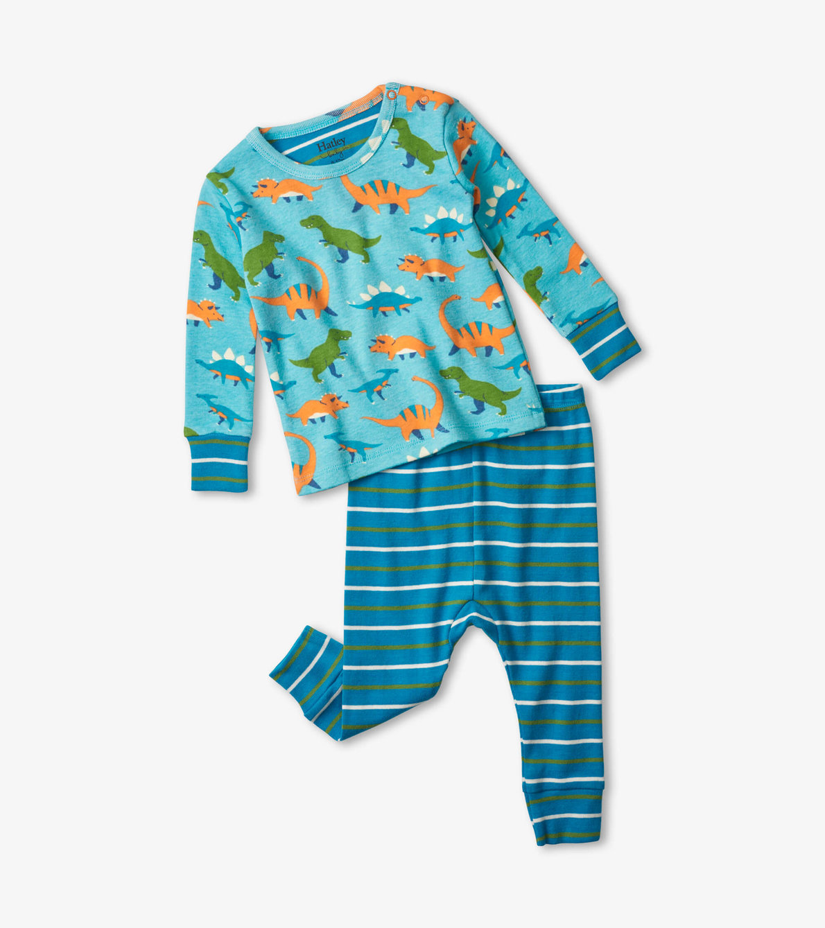 Agrandir l'image de Pyjama en coton biologique pour bébé – Bébés dinosaures