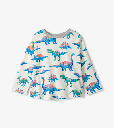 T-shirt à emmanchure basse – Dinosaures imaginaires