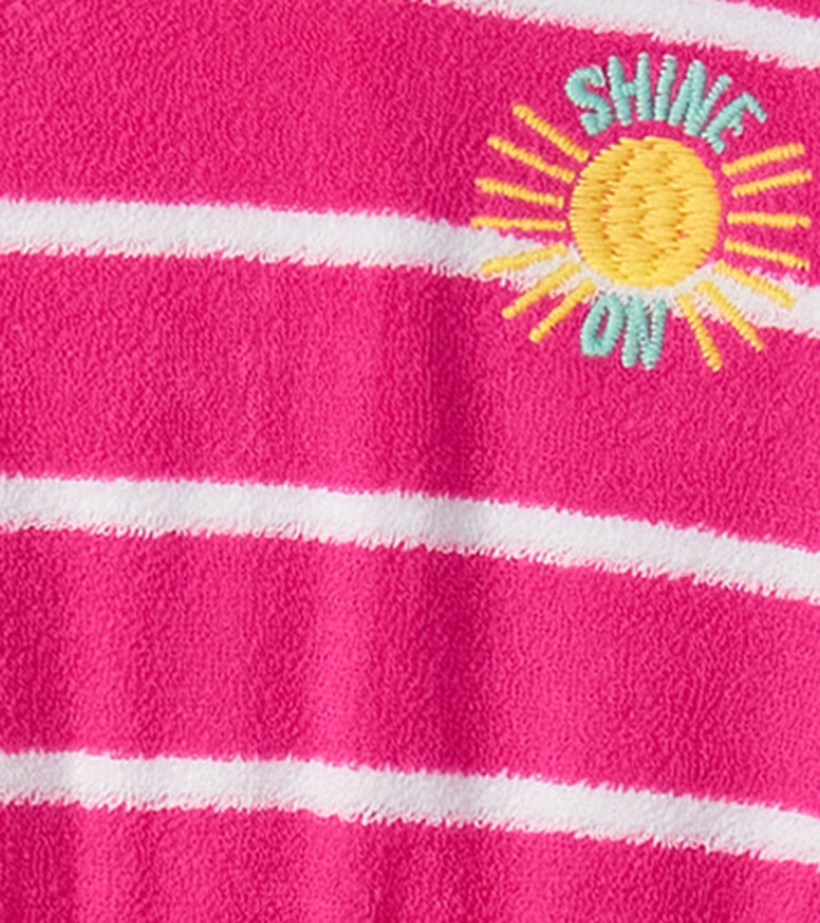 Agrandir l'image de Cache-maillot en tissu éponge pour bébé – Paradis rose