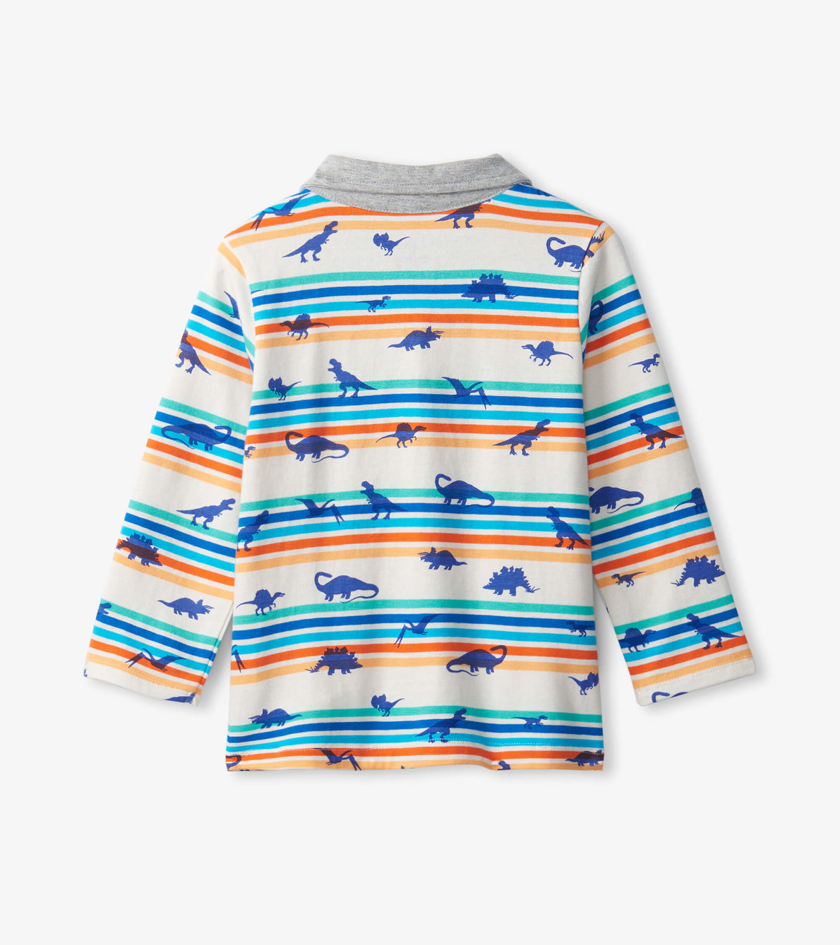 View larger image of Mini Dinos Long Sleeve Polo T-Shirt