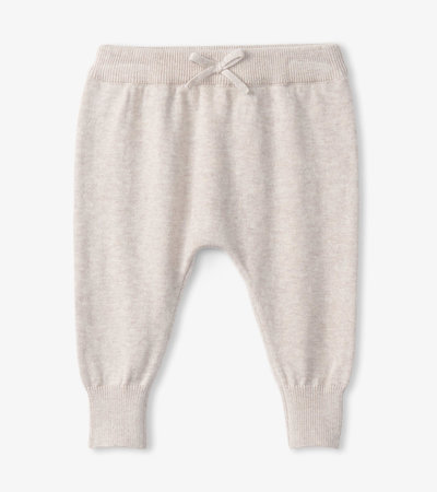 Baby Oatmeal Pull On Sweater Pants