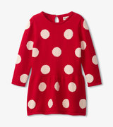 Polka Dots Sweater Dress