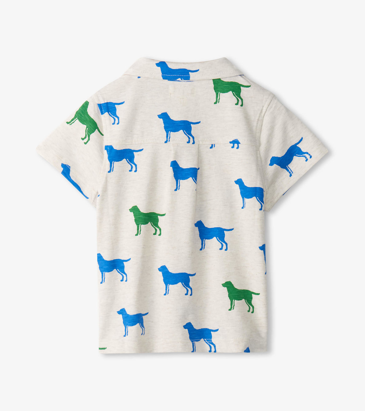 View larger image of Baby & Toddler Boys Dog Silhouette Jersey Button Down