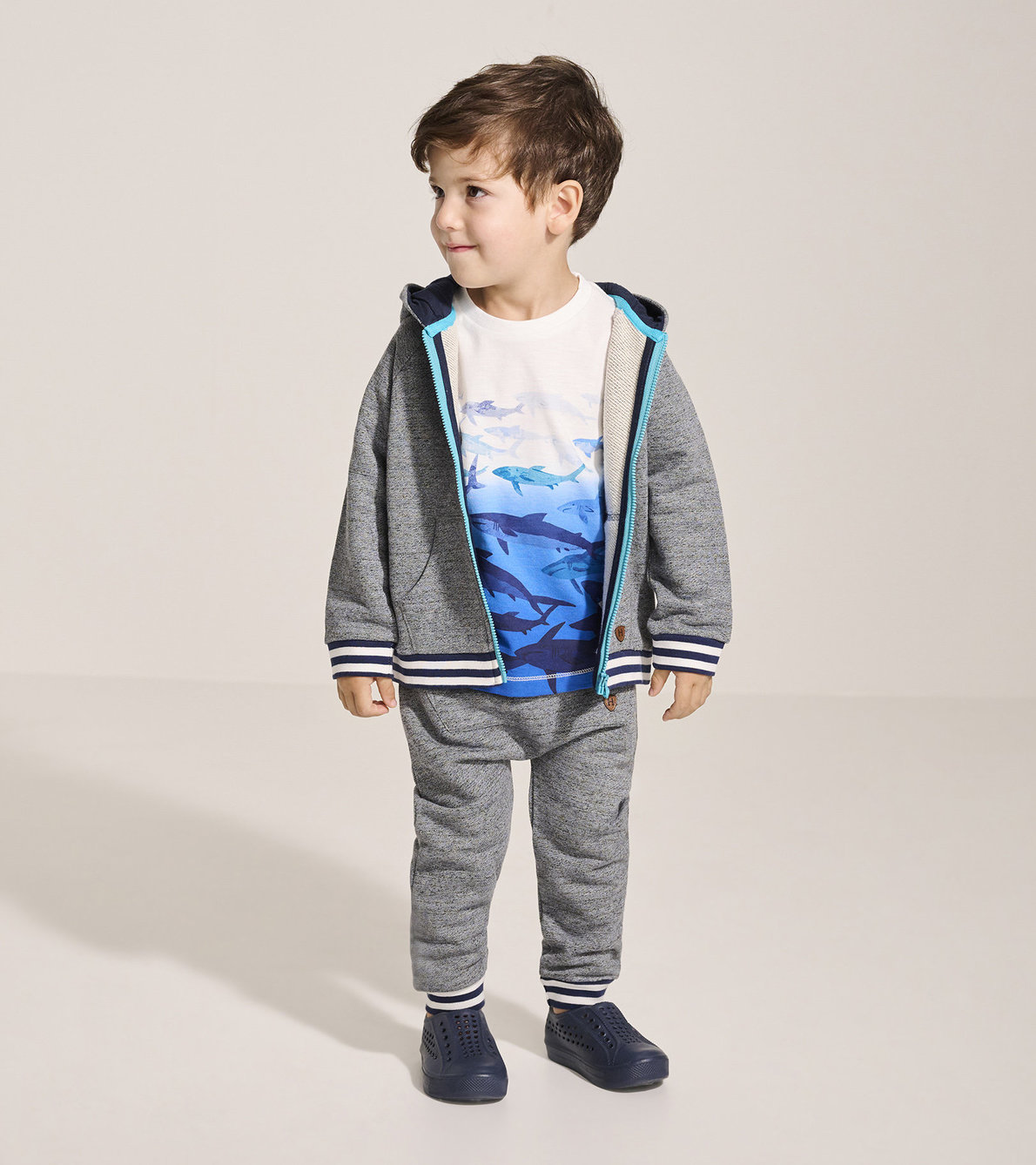 View larger image of Baby & Toddler Boys Flame Blue Zip-Up Hoodie