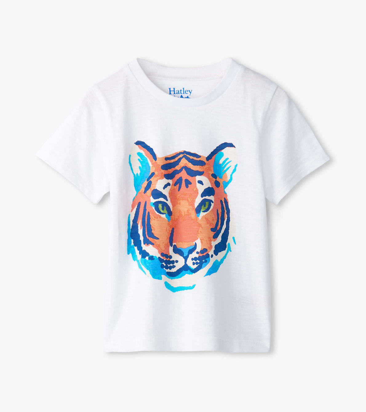 Agrandir l'image de T-shirt à imprimé – Portrait de tigre