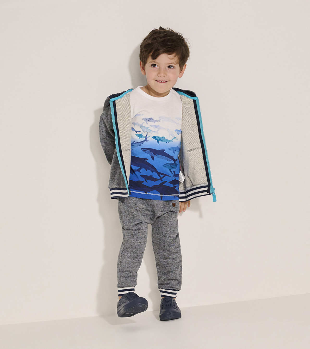 View larger image of Baby & Toddler Boys Shark School Graphic Tee