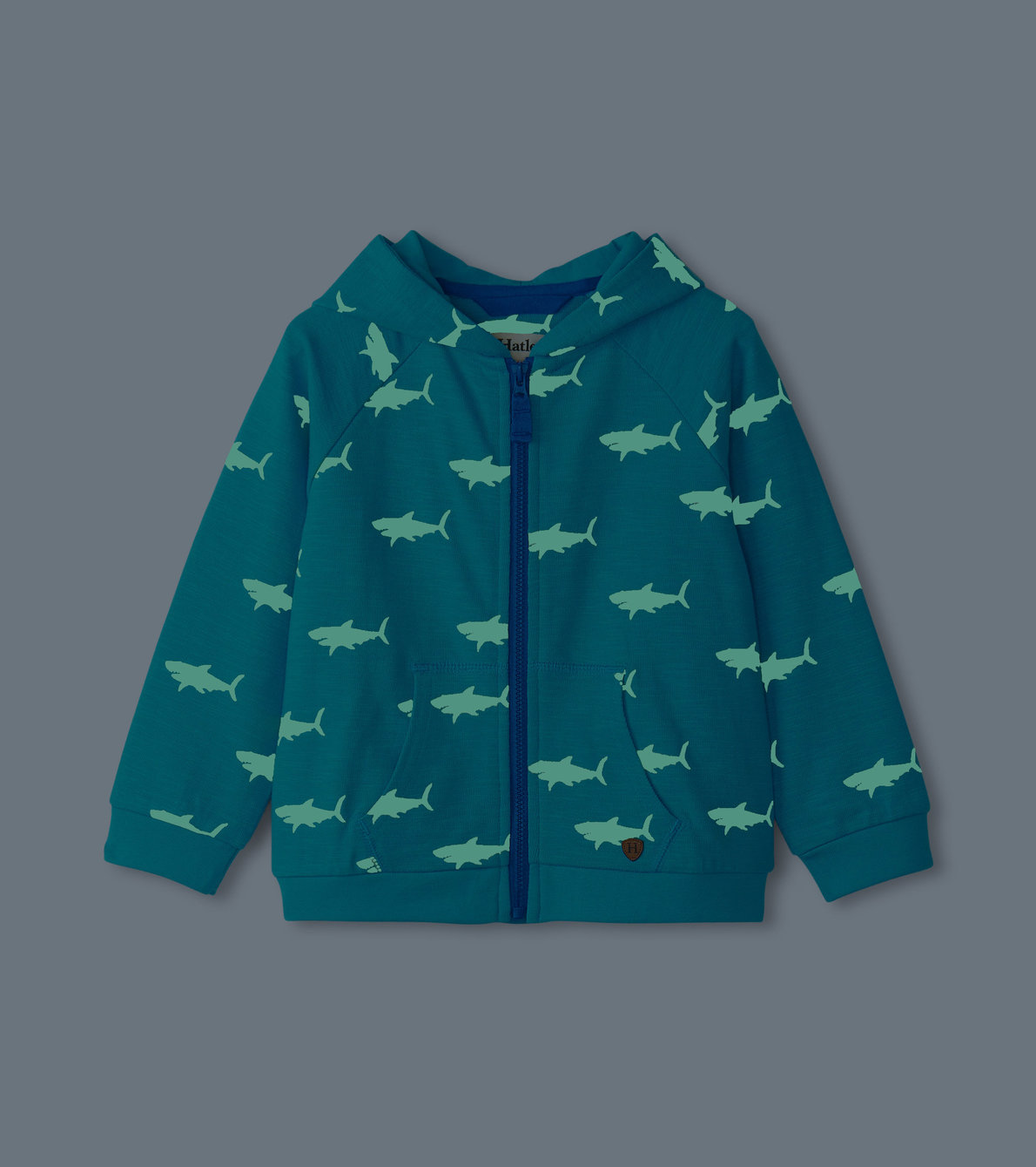 View larger image of Baby & Toddler Boys Shark Silhouette Glow Zip-Up Hoodie