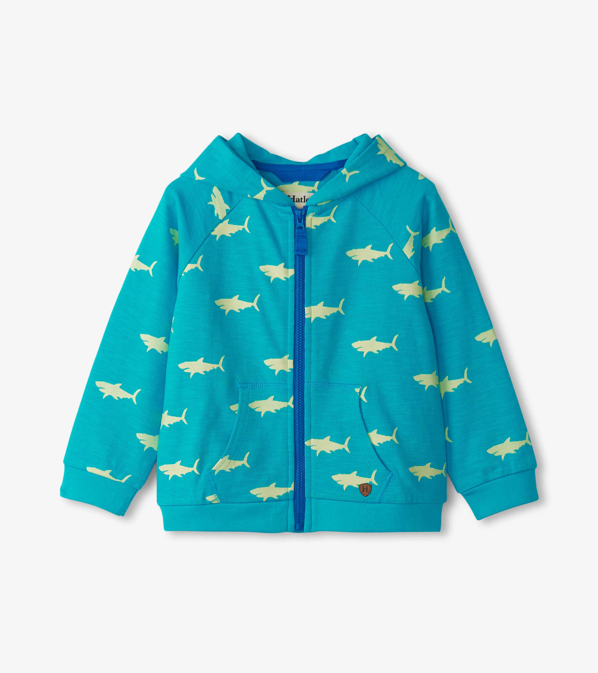 View larger image of Baby & Toddler Boys Shark Silhouette Glow Zip-Up Hoodie