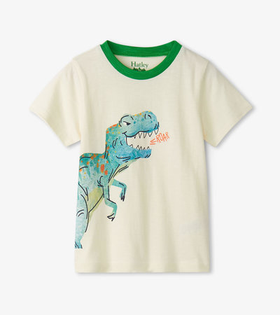 T-shirt à imprimé pour tout-petit – Tyrannosaure rugissant