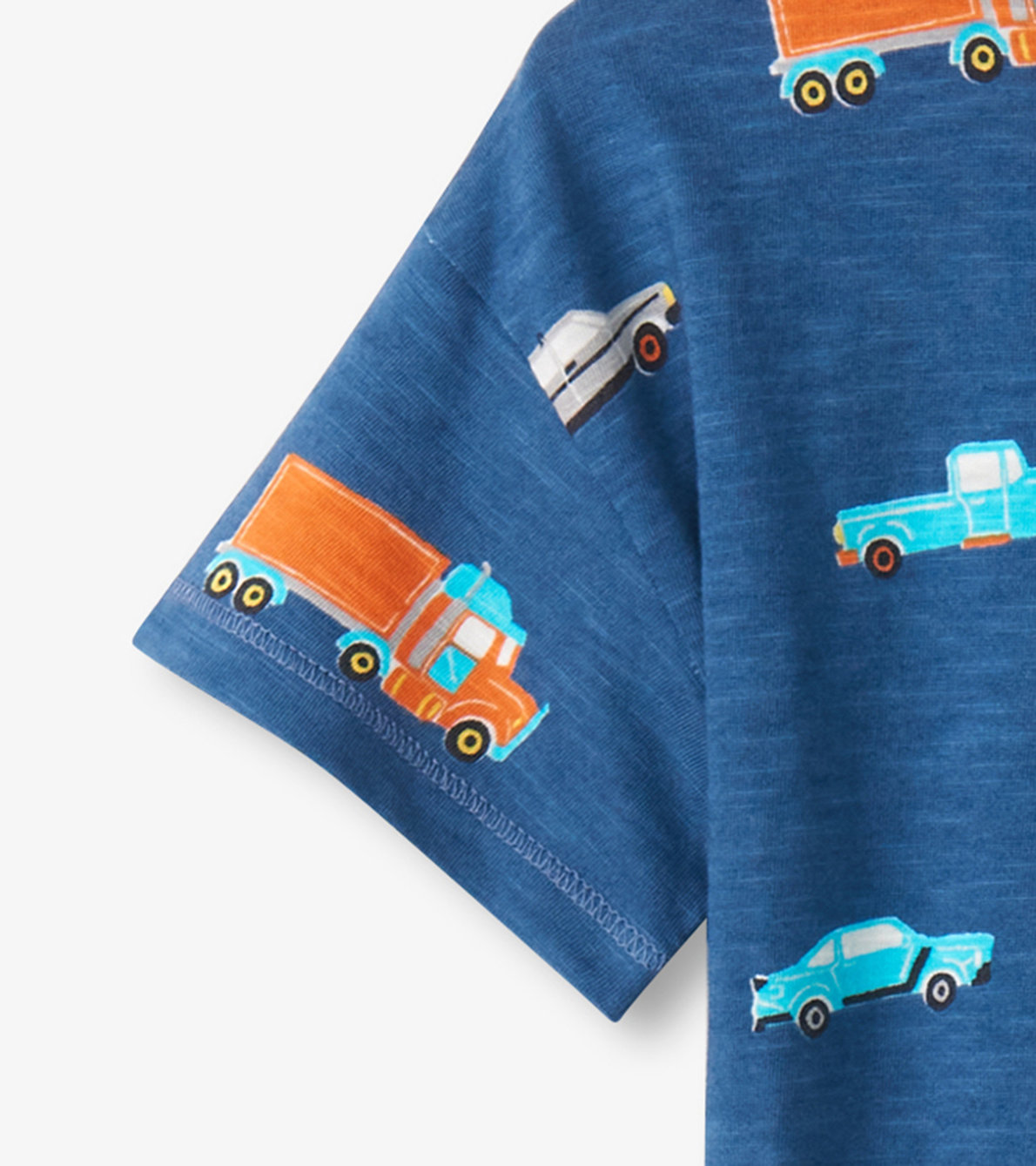 Agrandir l'image de T-shirt ample pour tout-petit – Camions et voitures