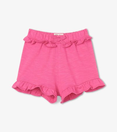 Baby & Toddler Girls Carmine Rose Ruffle Shorts