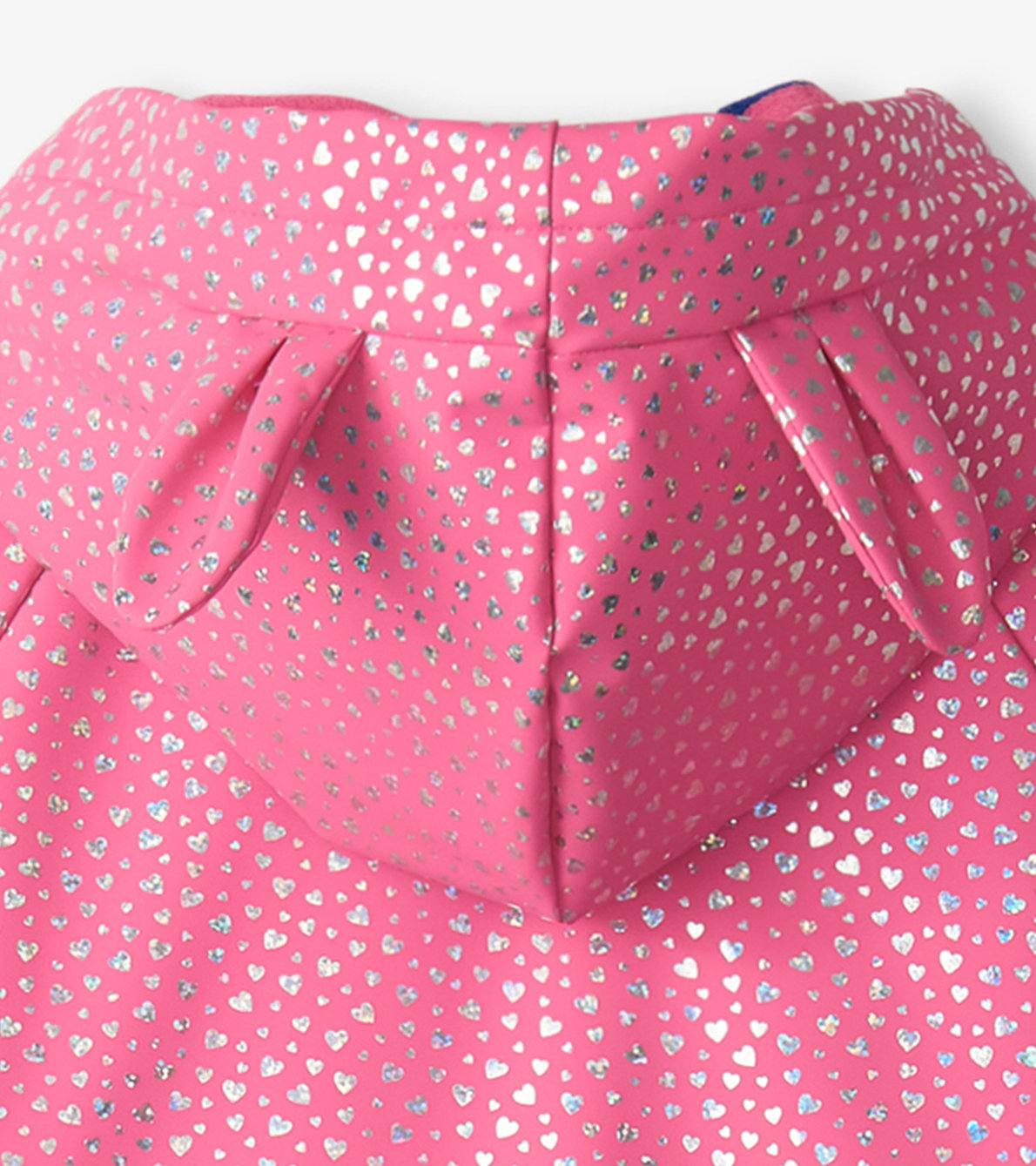 View larger image of Baby & Toddler Girls Glitter Hearts Button-Up Rain Jacket