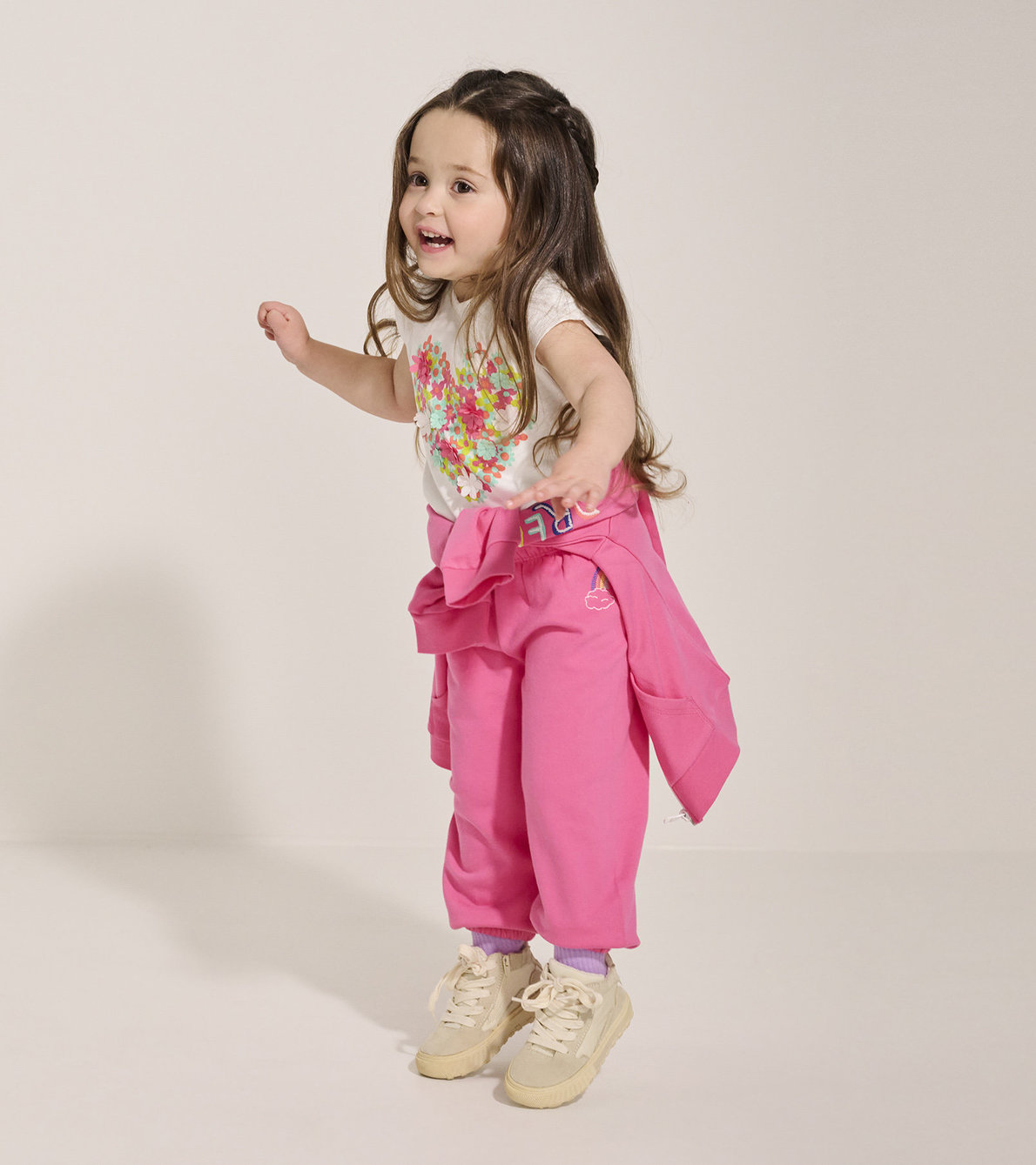 View larger image of Baby & Toddler Girls Pink Love Everywhere Pants