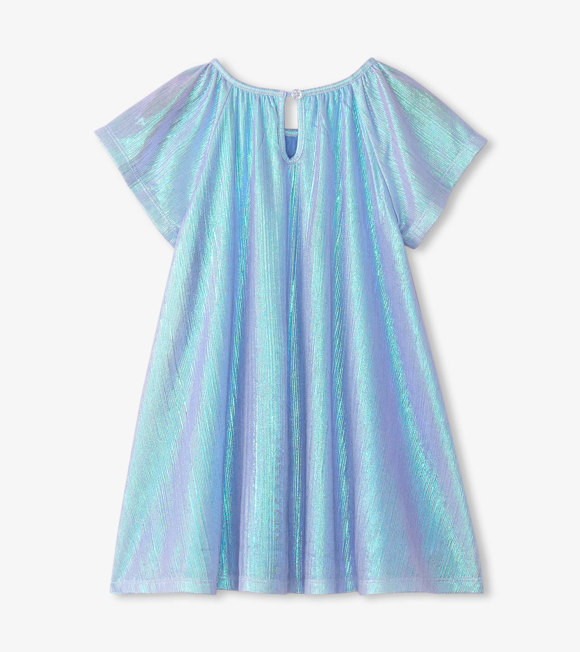 View larger image of Baby & Toddler Girls Silver Metallic A-Line Dress