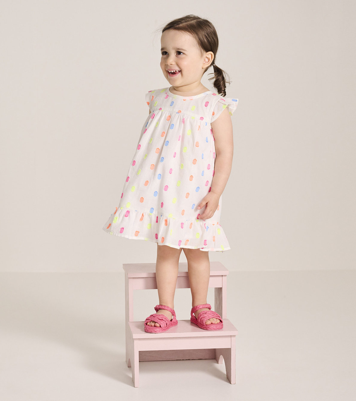 View larger image of Baby & Toddler Girls Summer Dots Flounce Dress