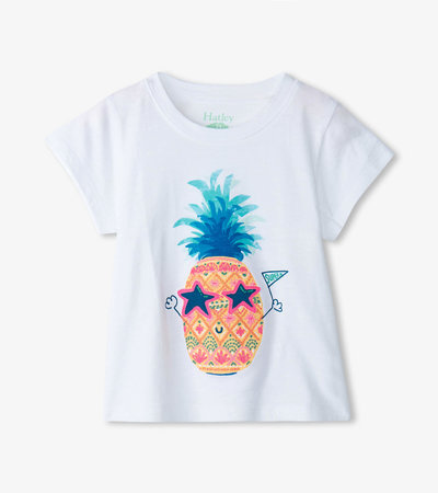 T-shirt à imprimé – Ananas ensoleillé
