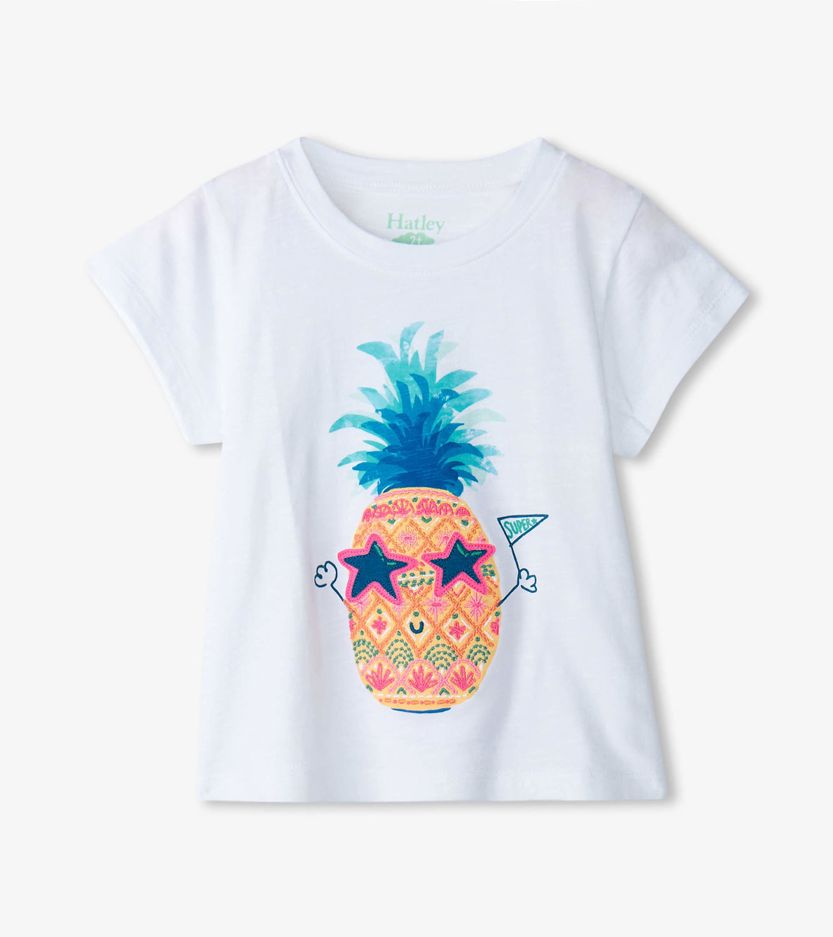 Agrandir l'image de T-shirt à imprimé – Ananas ensoleillé