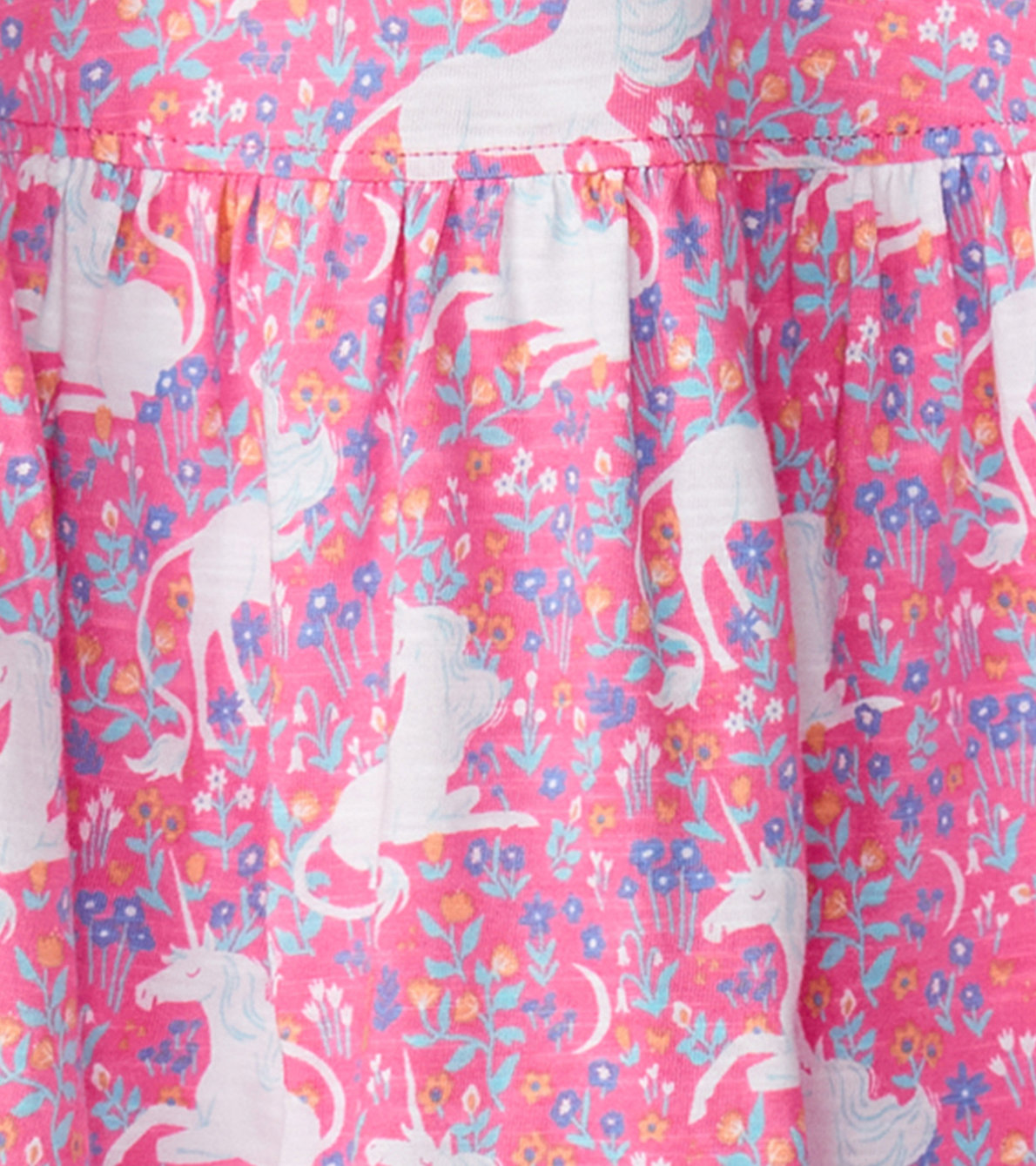 View larger image of Baby & Toddler Girls Unicorn Garden Pocket Puff Dress