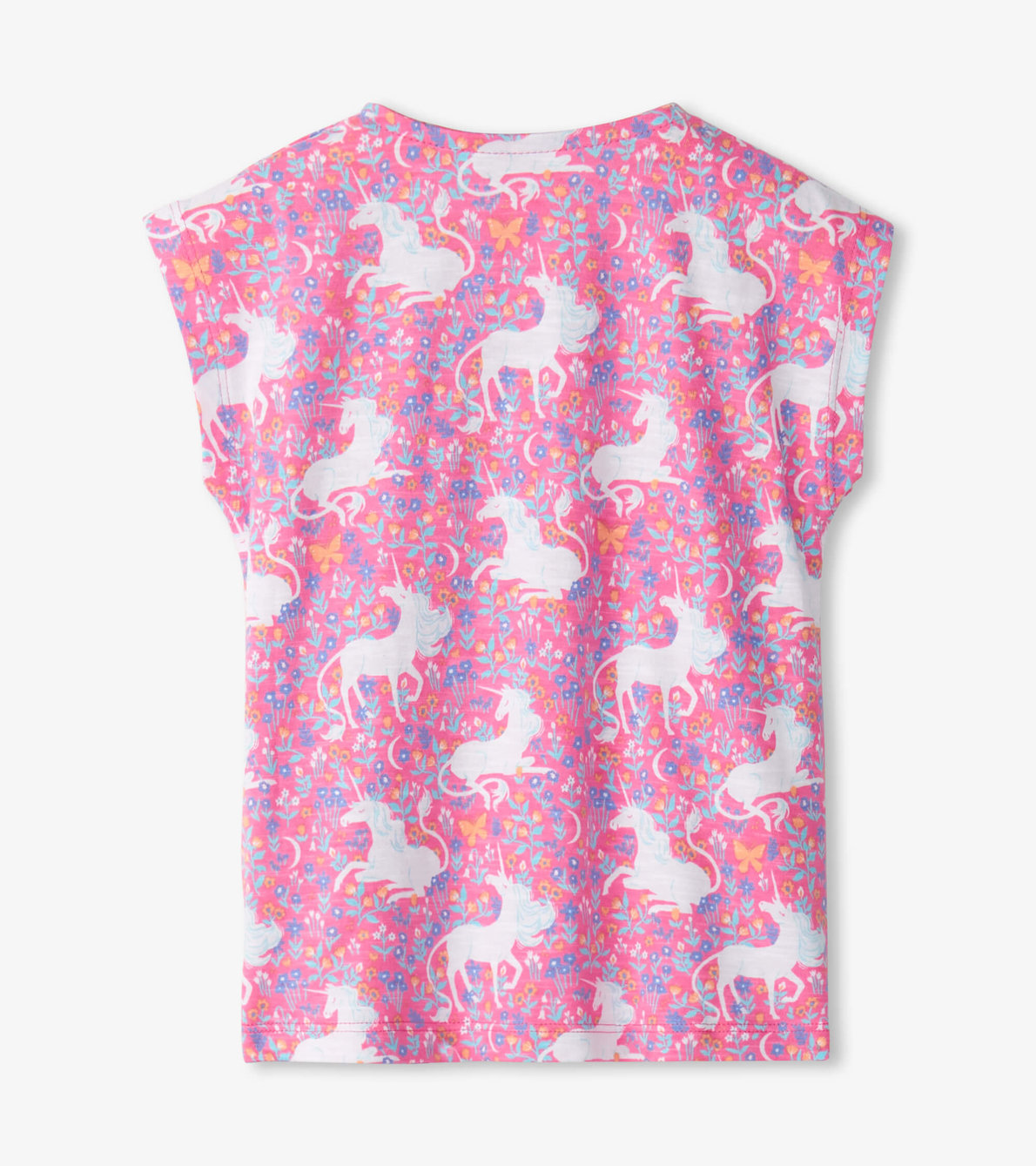 Agrandir l'image de T-shirt à boutons-pression pour tout-petit – Jardin de licornes