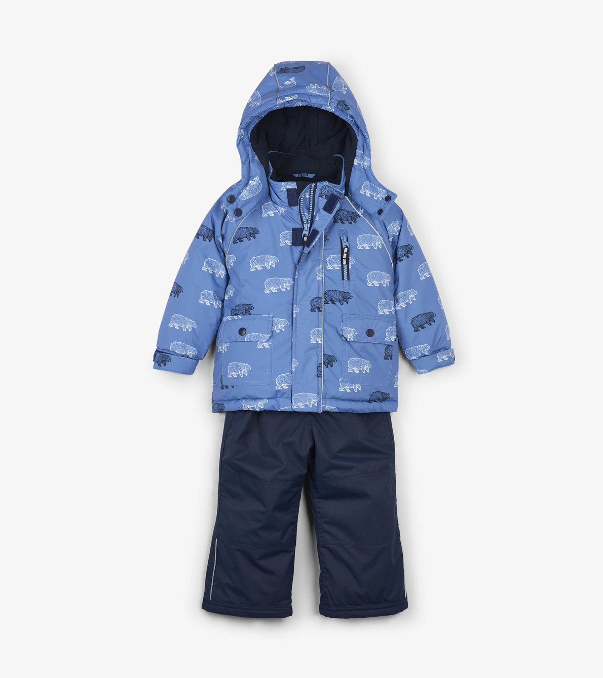 View larger image of Band of Bears Baby Snowsuit Set